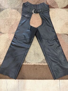 Harley-Davidson Black leather chaps